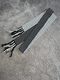 Image 2 of Virus Black/White Reversible Scarf
