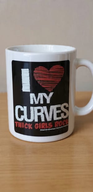 Image of I LOVE MY CURVES ANNIVERSARY WEEK T-SHIRT & MUG SET