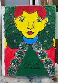 circle woman by Lionel Sergille