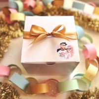 Image 8 of Aqua roof Christmas cottage ornament 