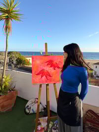 Image 2 of LO BELLO DE LO EFÍMERO - lienzo original acrílico