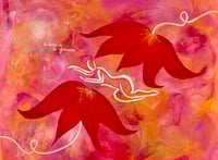 Image 1 of LO BELLO DE LO EFÍMERO - lienzo original acrílico