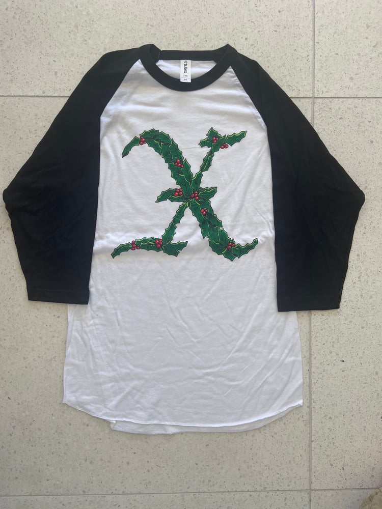 Image of Xmas Holly Raglan