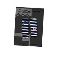 CANDY STRIPE DECAL SOCKS