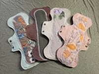 Image 1 of Upcycled Linen Heavy Absorbency with Hidden Leak Protection Layer- Soft & Earthy