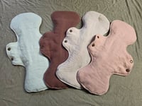 Image 2 of Upcycled Linen Heavy Absorbency with Hidden Leak Protection Layer- Soft & Earthy