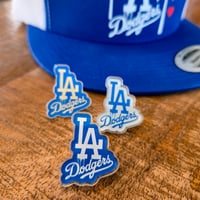 Image 1 of LA DODGERS Acrylic Pins - Set of 3