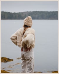 Image 7 of Siska Toque Limited Merino Wool (shown in Ivory- more colours)