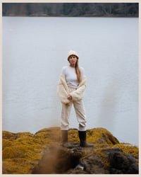 Image 8 of Siska Toque Limited Merino Wool (shown in Ivory- more colours)