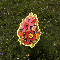 Image 1 of flower for u sticker