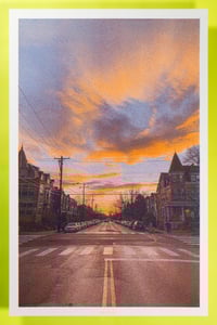 Sunset, Warrington Ave, Philadelphia