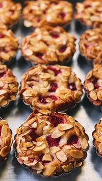 Raspberry Almond Frangipane Tart