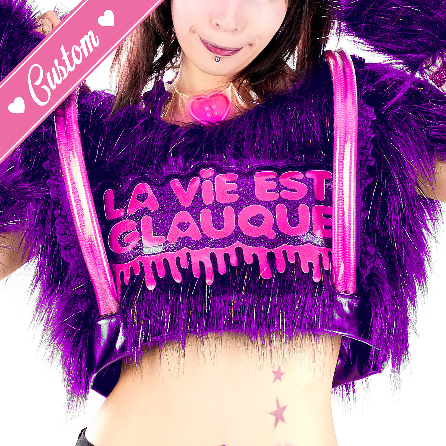 ✰CUSTOMiZABLE FLUFFY TOP✰ | Kiss Me Kill Me