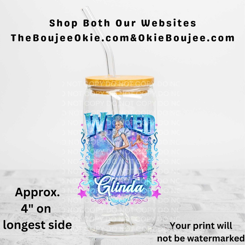 Image of Wicked Glinda Uv Dtf Decal T5