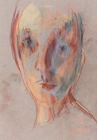 Image 2 of Aglow - Soft Pastels, Charcoal and Pencil on Paper 