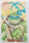 Image of Original Leonardo watercolor painting