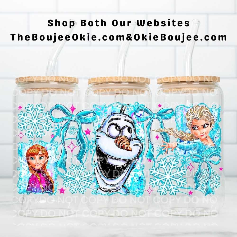 Image of Frozen Uv Dtf Wrap W0809