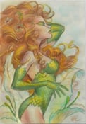Image of Original watercolor painting of Poison Ivy