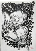 Image of Original ink drawing of Fugitoid