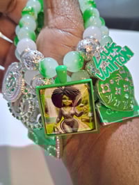 Image 1 of Saddie in green