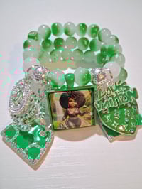 Image 2 of Saddie in green