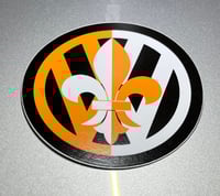 3" Logo sticker - ORANGE