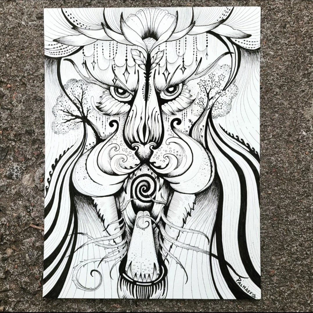 Image of Lion's Gate 88 Original Drawing