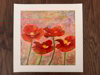 Image 1 of Print of "Friendly Poppies"