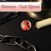 Image 1 of Northern Cardinal Button Pin • 1”/25mm