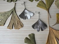 Image 2 of Ginkgo leaf earrings
