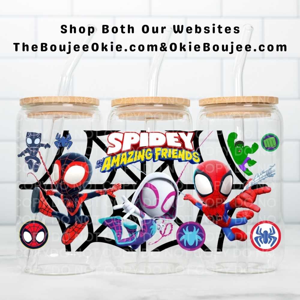 Image of Spidey And His Amazing Friends Uv Dtf Wrap W0811 Spiderman