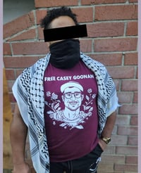 Maroon FREE CASEY GOONAN Solidarity T-Shirt