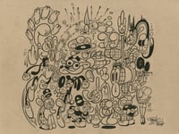 Dixie Doodles Original Ink Art