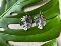 Image 1 of Monsteras Deliciosa earrings