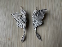 Image 2 of Luna Moth earrings