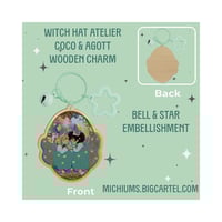 coco agott wooden charm