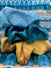 Image 1 of Vacation Variety Hair Scrunchies -  3 Pack