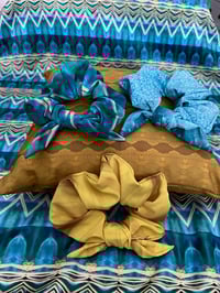 Image 2 of Vacation Variety Hair Scrunchies -  3 Pack