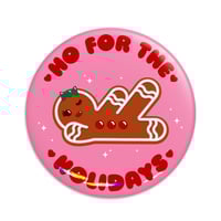 Image 1 of Ho For The Holidays Button/ Magnet