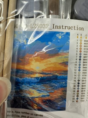 Image of Paint by Numbers - Seaside Dusk - Free Shipping