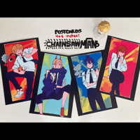 Chainsaw Man Postcards 🪚🩸