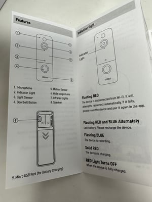 Image of Aiwit Video Doorbell Model U8 - Free Shipping