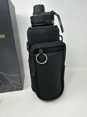 Image of 40 Oz Water Bottle with Strap Stainless Steel Sports Water Bottle with 3 Lids - Free Shipping