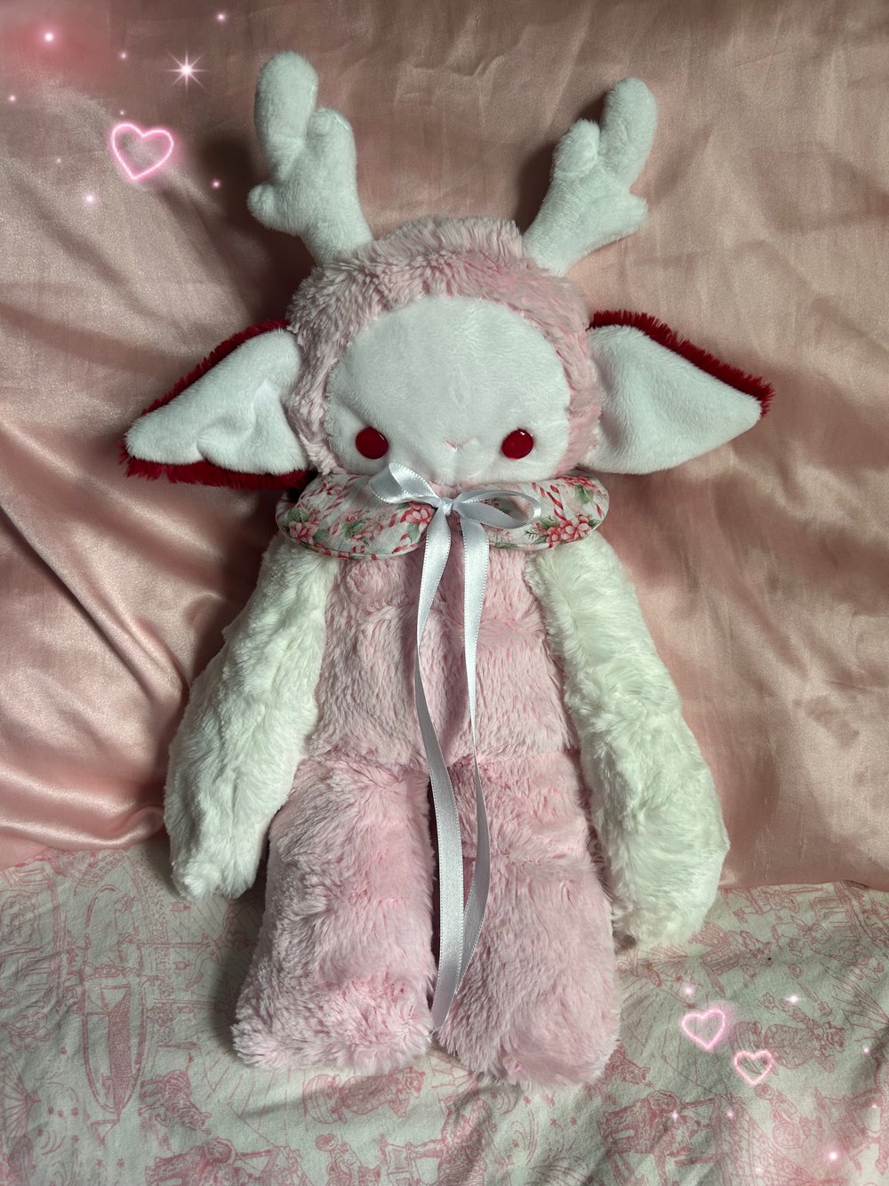 Image of Alysa the candy cane deer!