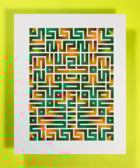 Untitled, Orange & Green