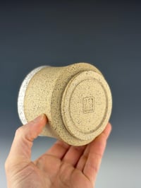 Image 2 of No. 1 | Speckled Stoneware Tumbler - White Gloss 