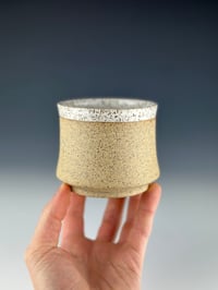 Image 1 of No. 1 | Speckled Stoneware Tumbler - White Gloss 