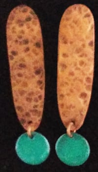 Image 1 of Enamel-Copper  Earing