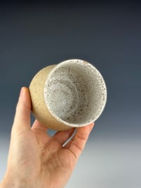 Image 2 of No. 2 | Speckled Stoneware Tumbler - White Gloss 