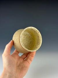 Image 3 of No. 3 | Speckled Stoneware Tumbler - Matte Cream